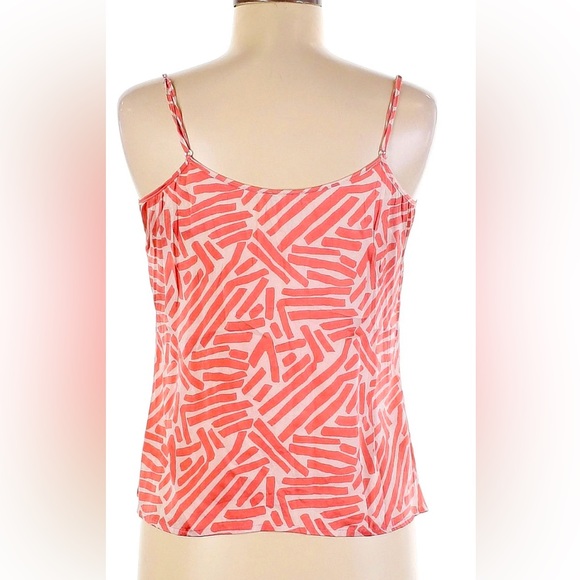 HANRO of Switzerland Silk Sleveless Top Spiced Coral Small 6/8 NWOT SAMPLE - Picture 6 of 14